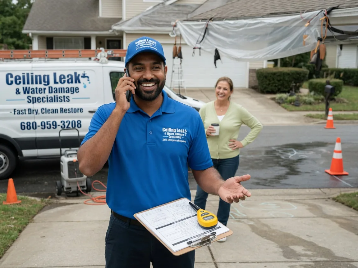 Ceiling Leak Cleanup Lake Hopatcong, NJ FAQs